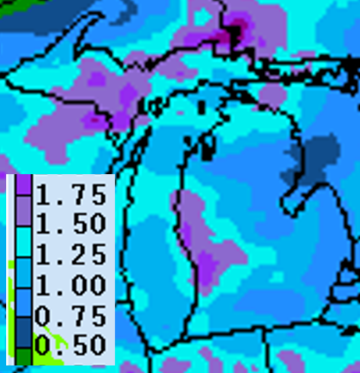 Precipitation forecast for July 21-28.